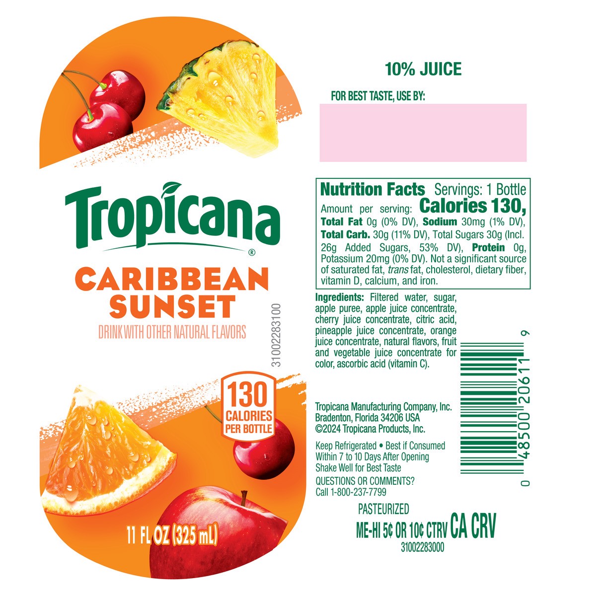 slide 11 of 12, Carribbean Sunset, 11 fl oz