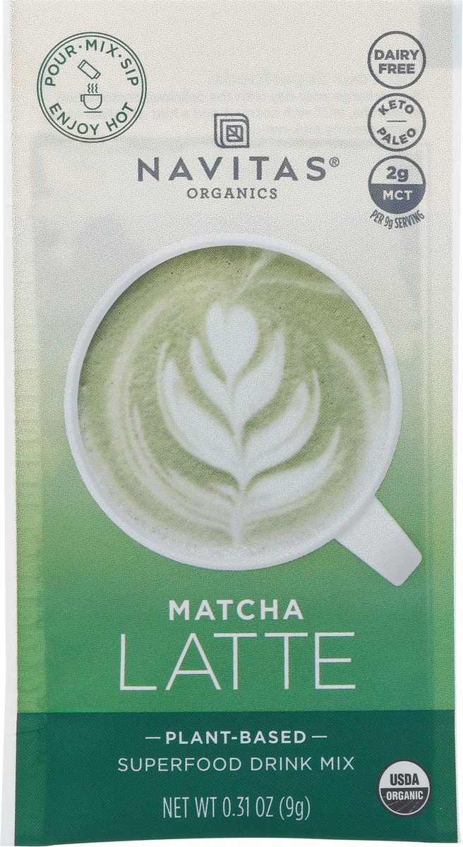 slide 7 of 13, Navitas Organics Matcha Latte Drink Mix - 0.31 oz, 0.31 oz