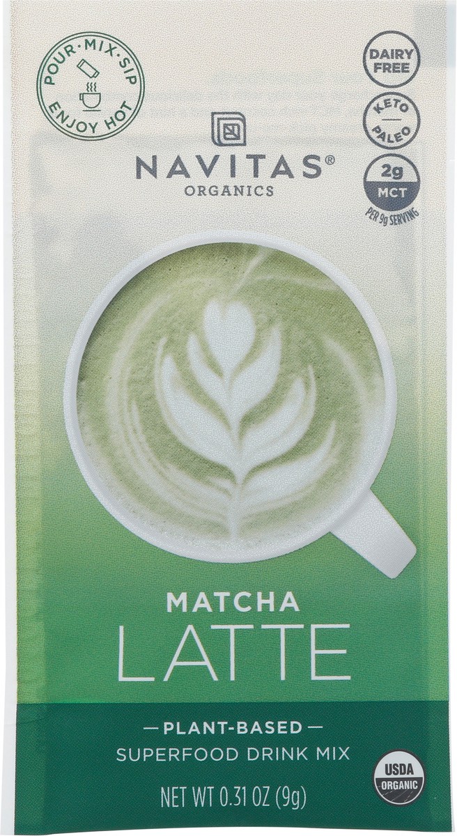 slide 12 of 13, Navitas Organics Matcha Latte Drink Mix - 0.31 oz, 0.31 oz