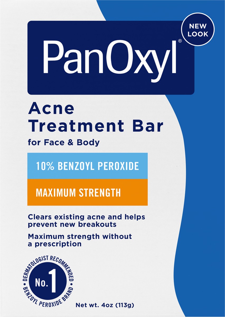 slide 12 of 12, PanOxyl 10% Benzoyl Peroxide Acne Face Cleansing Bar - 4oz, 4 oz