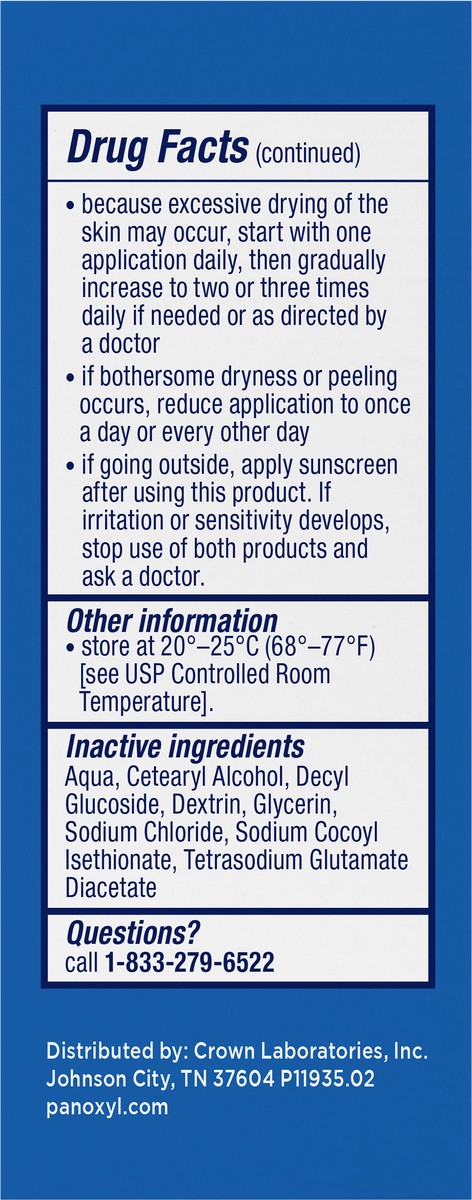 slide 11 of 12, PanOxyl 10% Benzoyl Peroxide Acne Face Cleansing Bar - 4oz, 4 oz