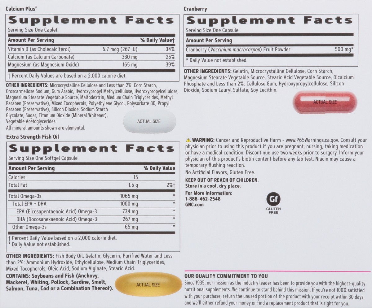 slide 9 of 10, GNC Women's Health & Wellness Vitapak Program 4-in-1 Pack 30 Packs, 30 ct