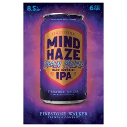 Firestone Walker Mind Haze Brain Melter Ipa, 12oz, 6pk Cans