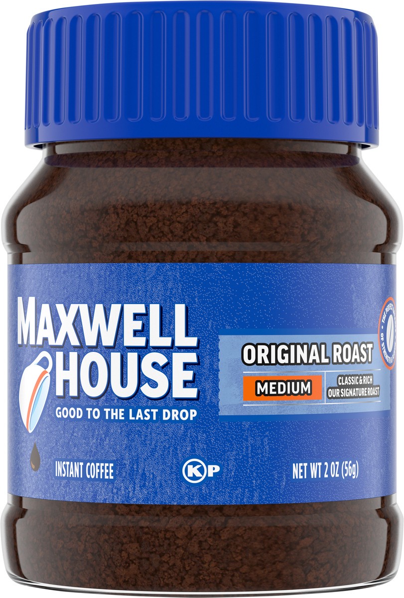 slide 4 of 9, Maxwell House Original Roast Instant Coffee, 2 oz Jar, 2 oz