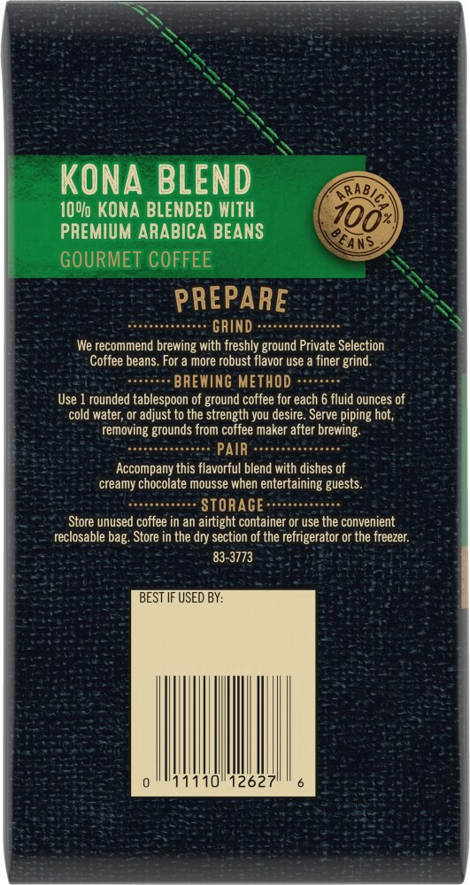 slide 3 of 4, Private Selection Kona Whole Bean Coffee - 12 oz, 12 oz
