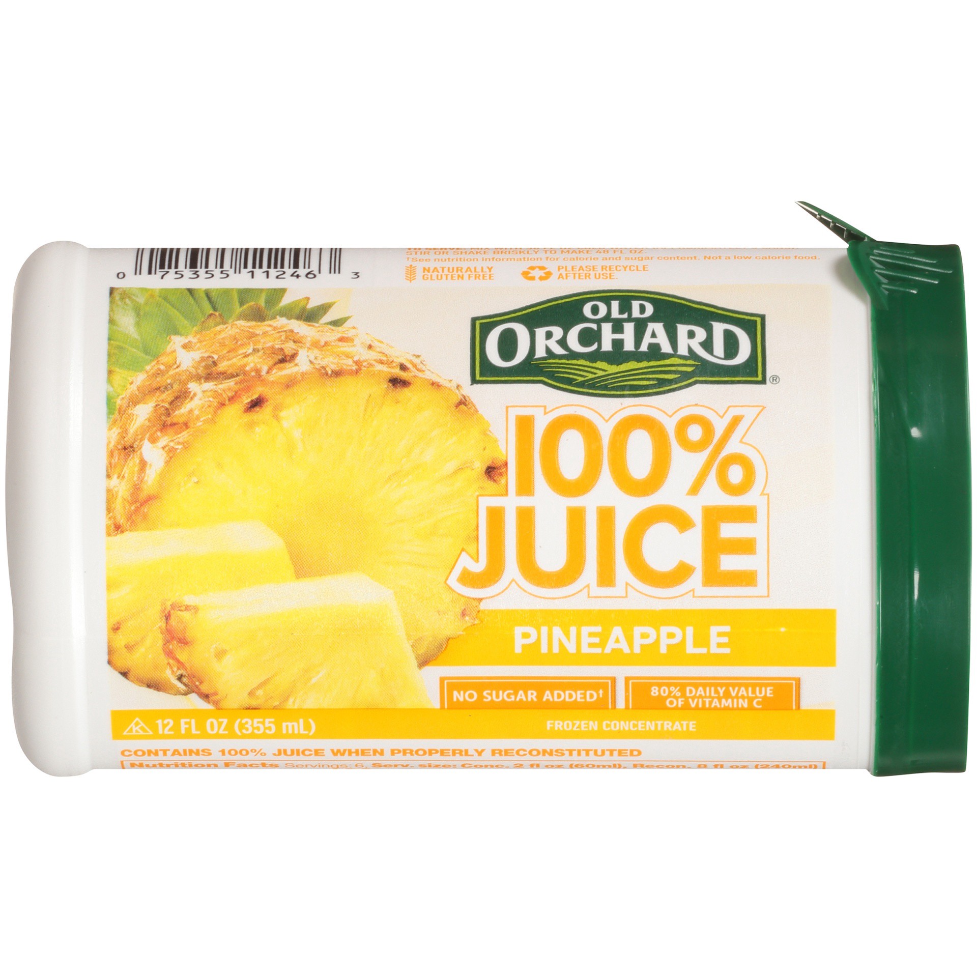 slide 6 of 8, Old Orchard Pineapple 100% Juice 12 oz, 12 oz