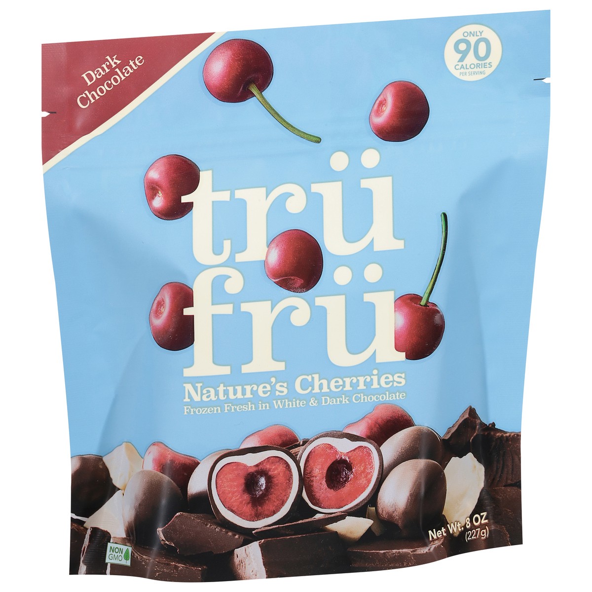 slide 10 of 13, Tru Fru Dark Chocolate Nature's Cherries 8 oz, 8 oz