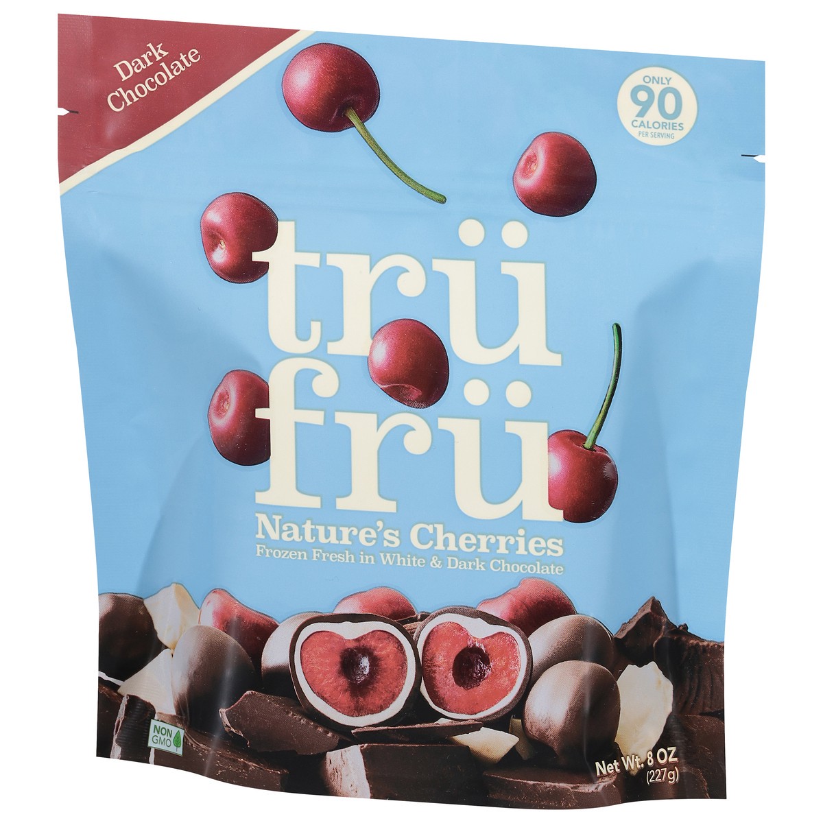 slide 4 of 13, Tru Fru Dark Chocolate Nature's Cherries 8 oz, 8 oz