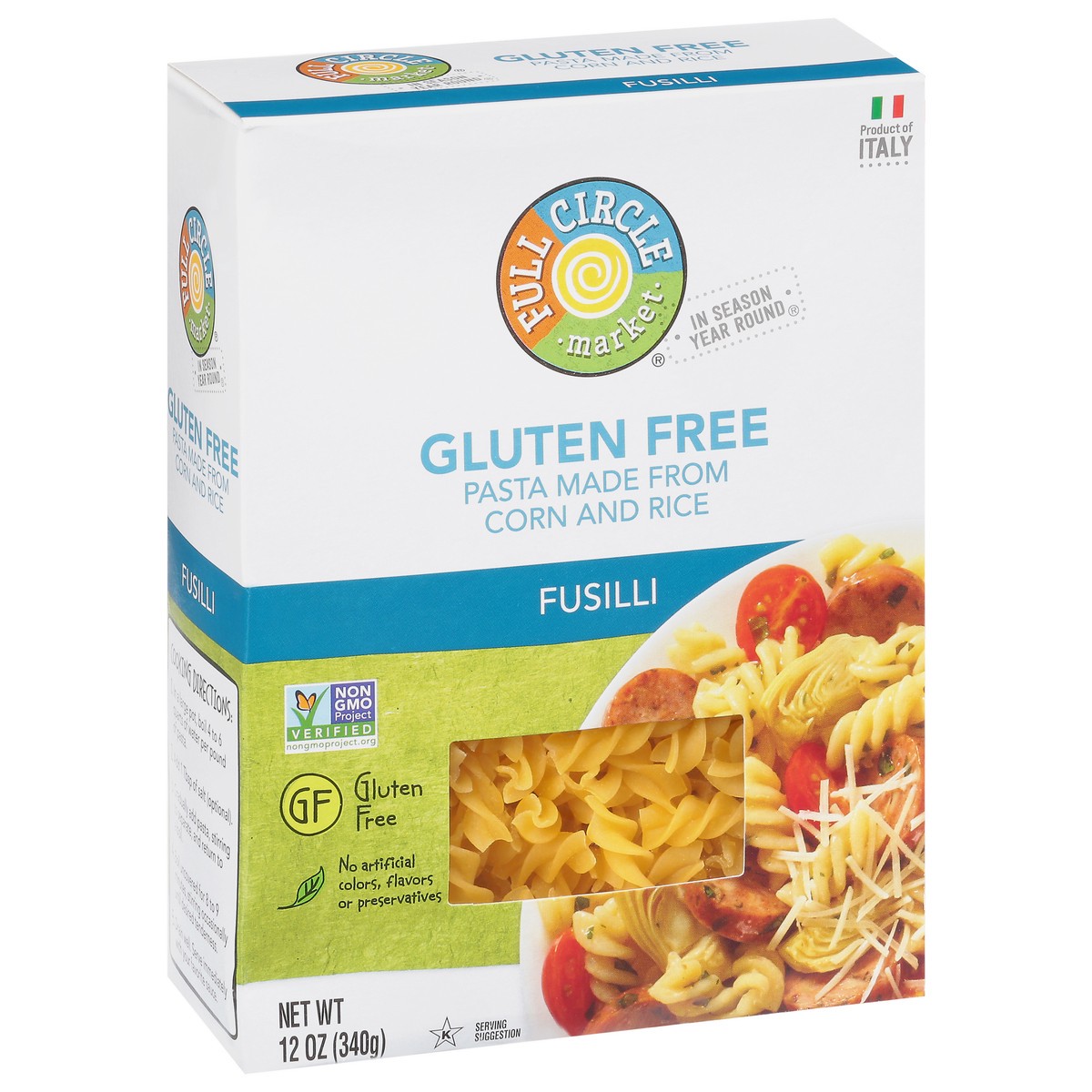 slide 4 of 9, Full Circle Market Gluten Free Fusilli 12 oz, 12 oz