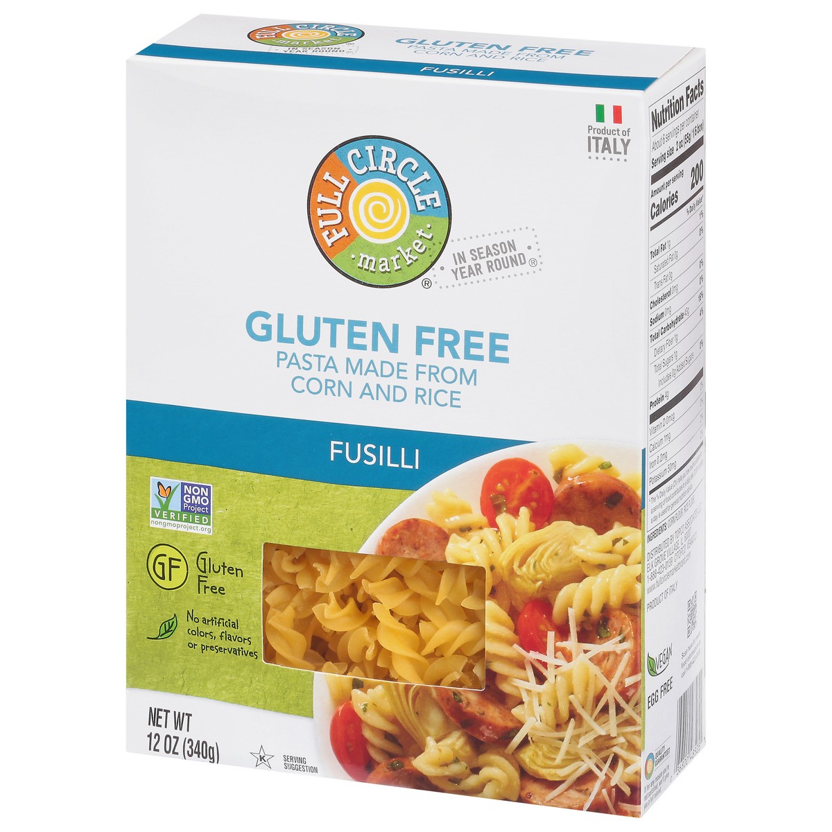 slide 5 of 9, Full Circle Market Gluten Free Fusilli 12 oz, 12 oz