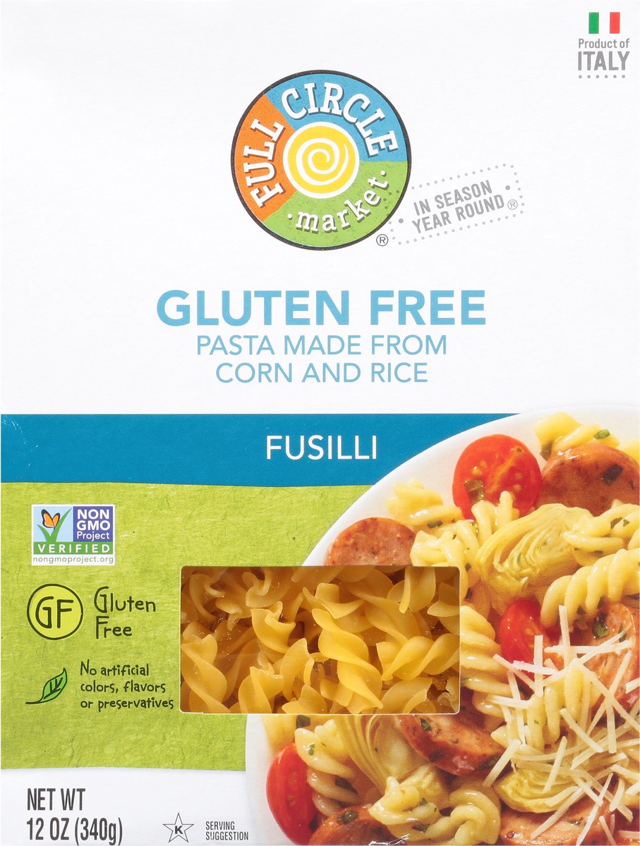 slide 8 of 9, Full Circle Market Gluten Free Fusilli 12 oz, 12 oz