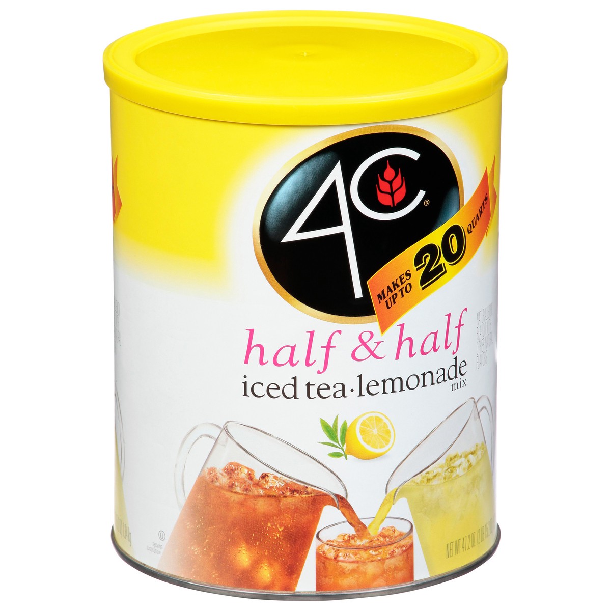 slide 2 of 9, 4C Half & Half Iced Tea Lemonade Mix, 50.2 oz