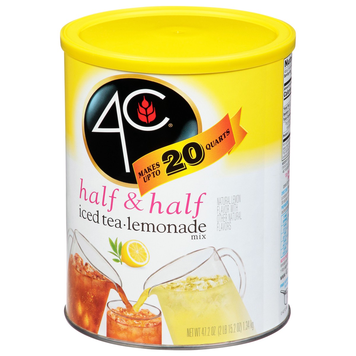 slide 3 of 9, 4C Half & Half Iced Tea Lemonade Mix, 50.2 oz