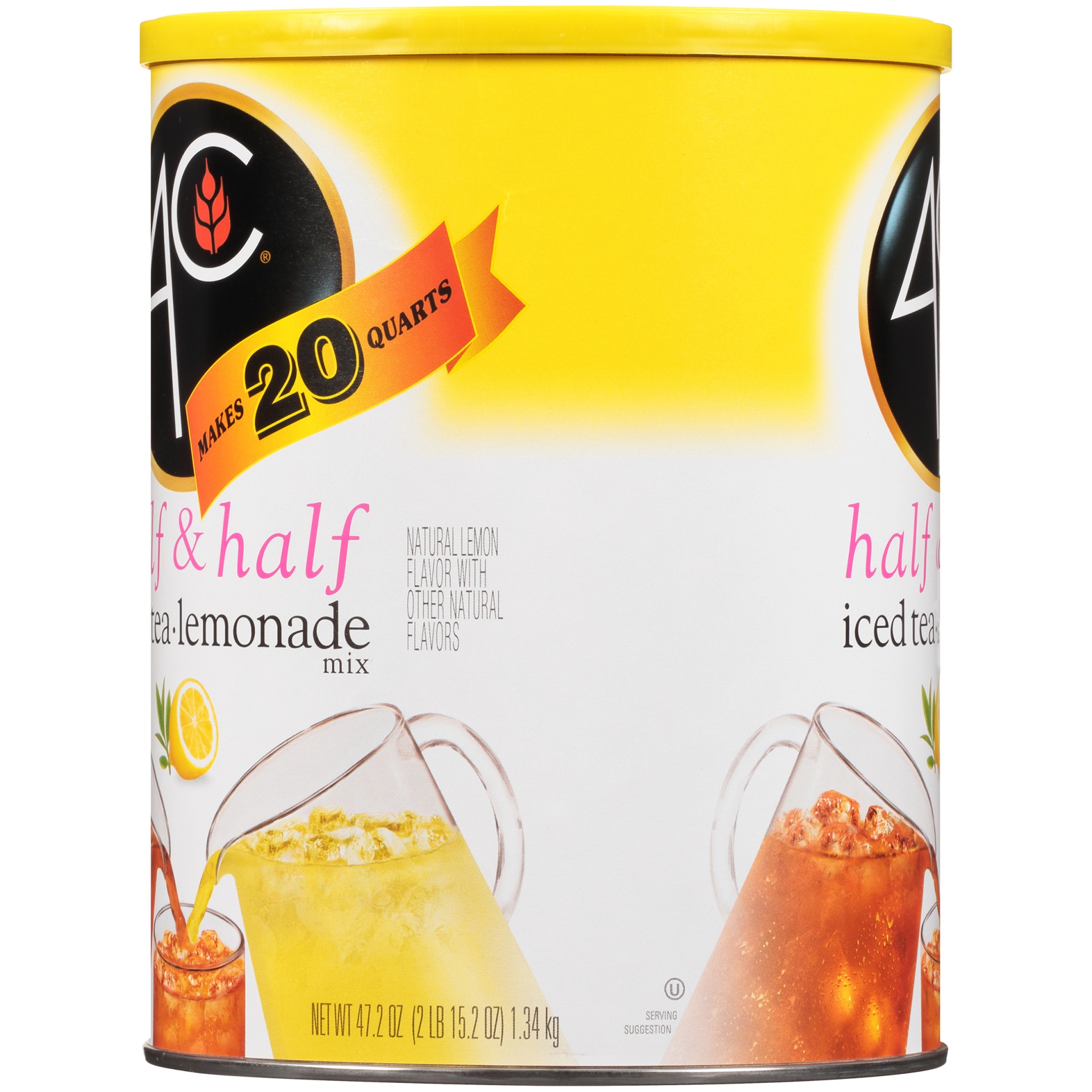 slide 3 of 7, 4C Half & Half Iced Tea Lemonade Mix, 50.2 oz