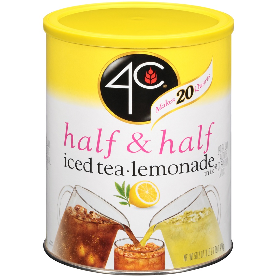 slide 1 of 7, 4C Half & Half Iced Tea Lemonade Mix, 50.2 oz
