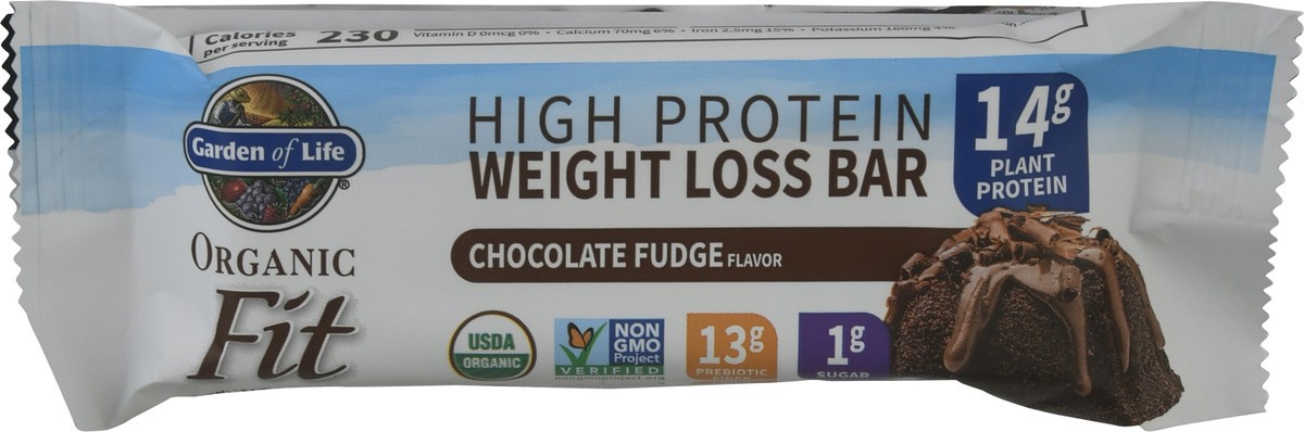 slide 1 of 12, Garden Of Life Choc Fudge Bar Fit, 55 gram