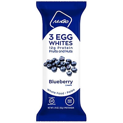 slide 1 of 1, NuGo Blueberry Egg White Protein Bar, 1.76 oz