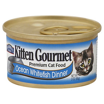 slide 1 of 1, Hill Country Fare Kitten Gourmet Premium Cat Food Ocean Whitefish Dinner, 3 oz