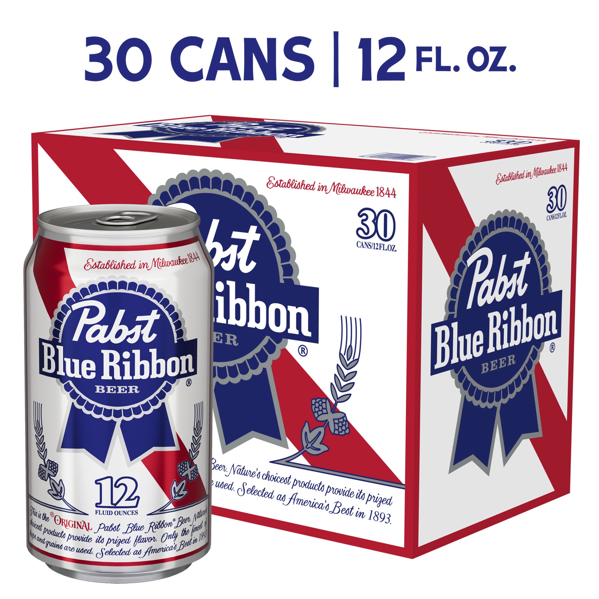 slide 3 of 10, Pabst Beer, 30 Pack, 12 fl oz Cans, 30 ct; 12 oz