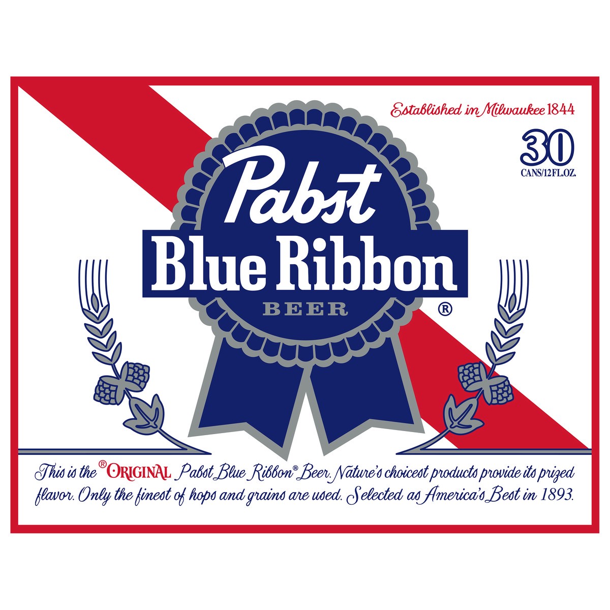 slide 1 of 10, Pabst Beer, 30 Pack, 12 fl oz Aluminum Cans, 4.7% ABV, Domestic Lager, 30 ct; 12 oz