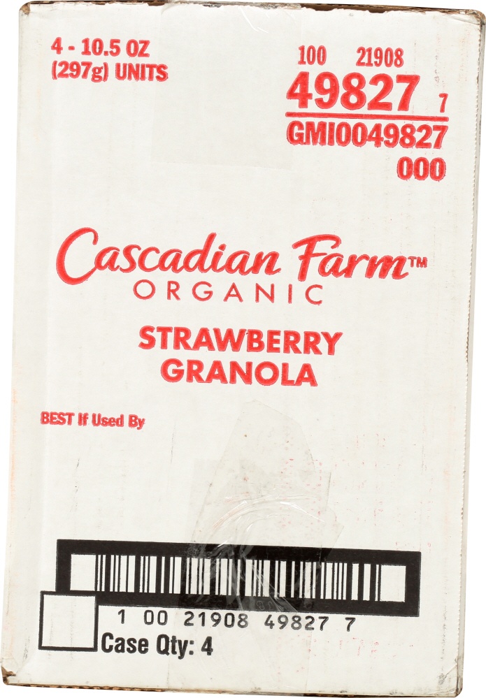 slide 1 of 1, Cascadian Farm Strawberry Granola, 10.5 oz