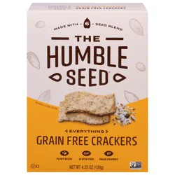 The Humble Seed Grain Free Everything Crackers 4.25 oz