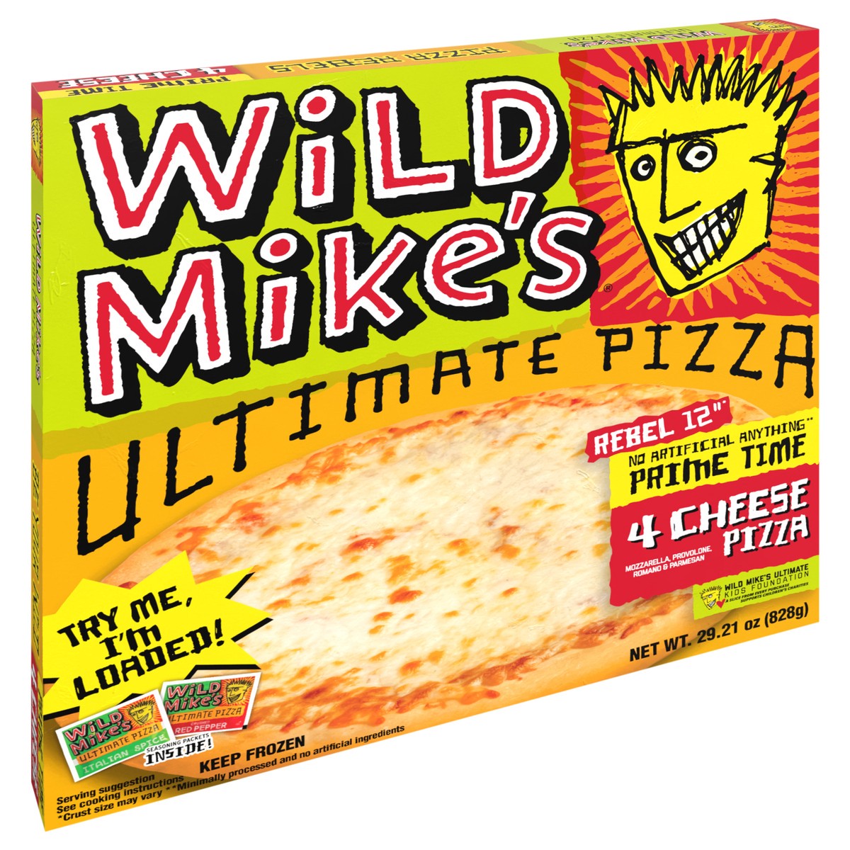 slide 13 of 15, Wild Mike's Prime Time 4-Cheese Pizza, 29.21 oz