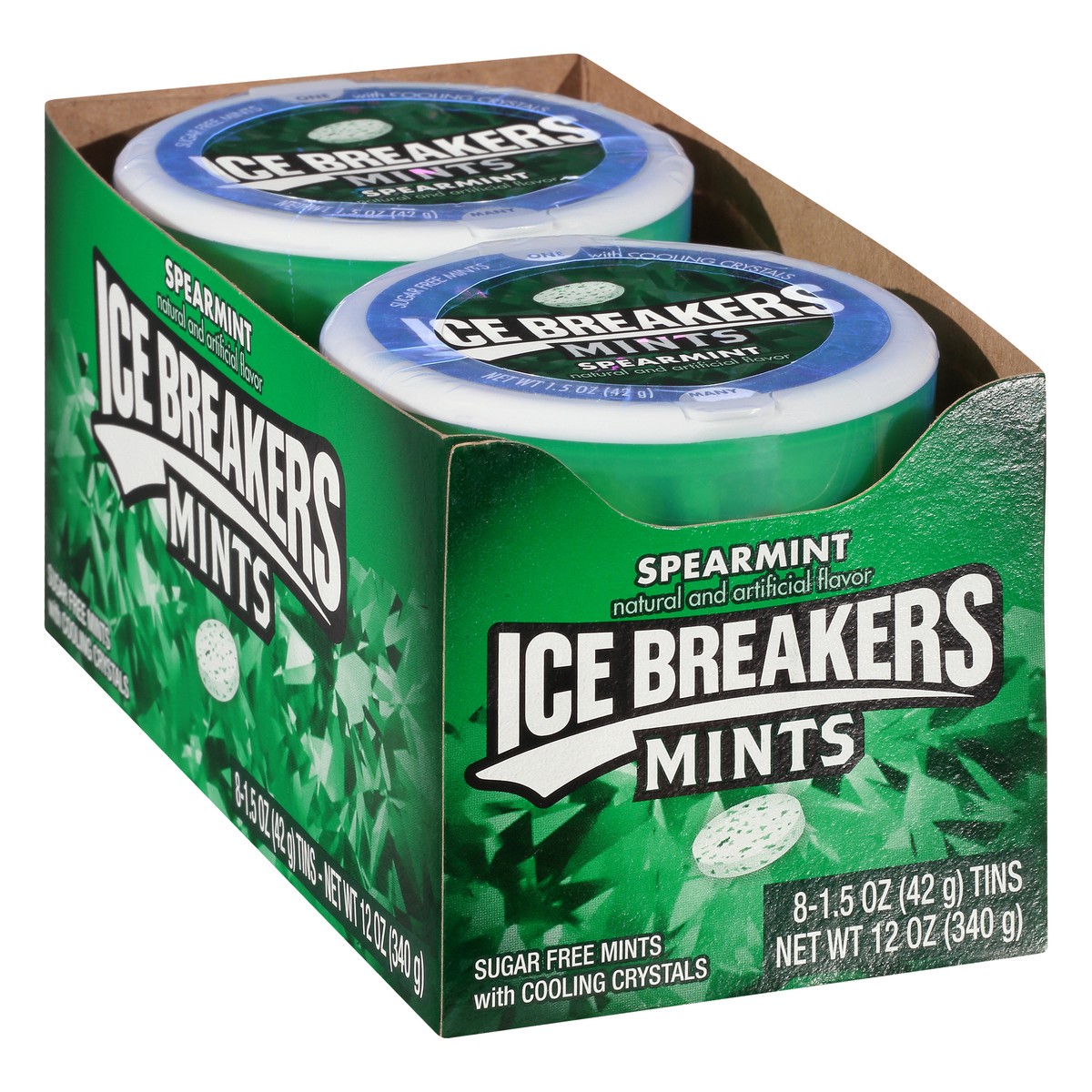 slide 4 of 10, Ice Breakers Spearmint, 8 ct