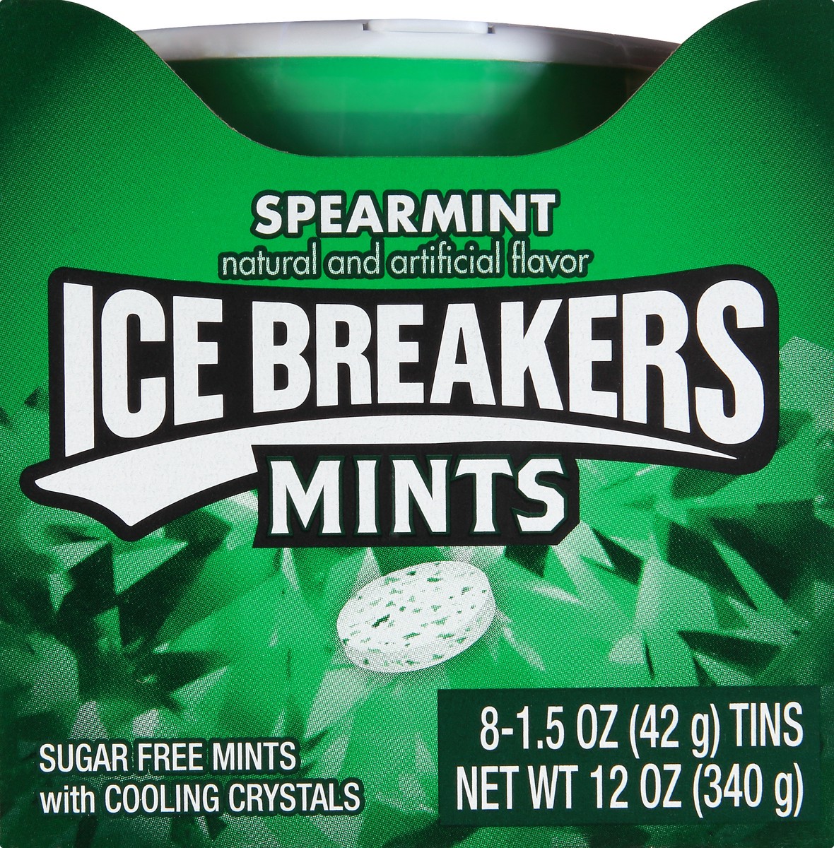 slide 6 of 10, Ice Breakers Spearmint, 8 ct