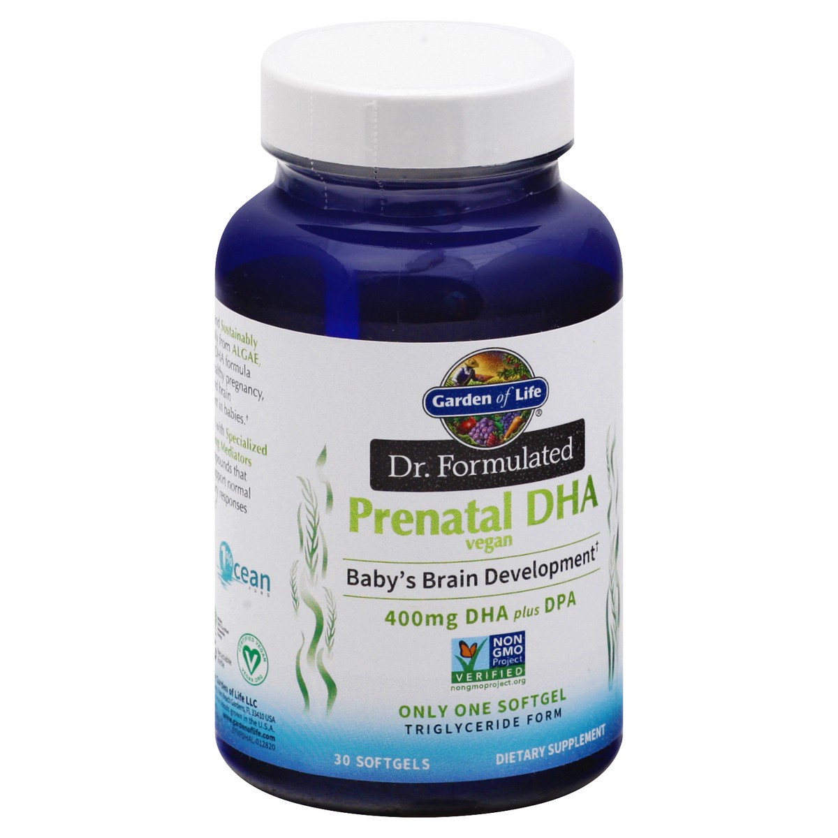 slide 3 of 9, Garden of Life Vegan Prenatal Dha, 1 ct