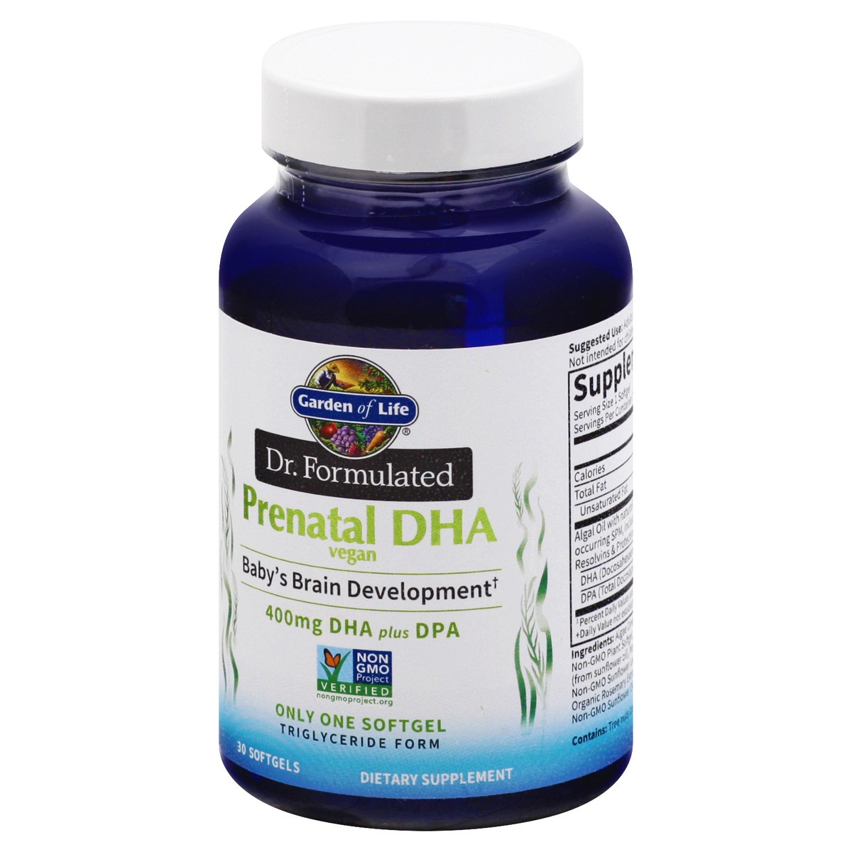 slide 5 of 9, Garden of Life Vegan Prenatal Dha, 1 ct