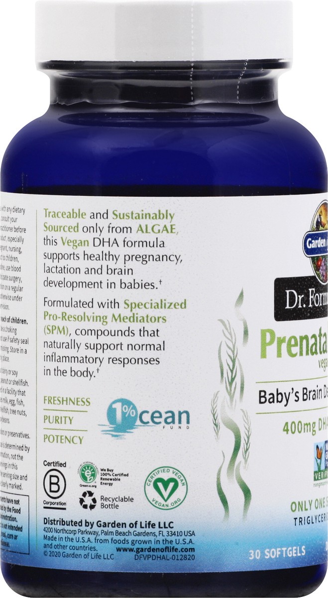 slide 2 of 9, Garden of Life Vegan Prenatal Dha, 1 ct