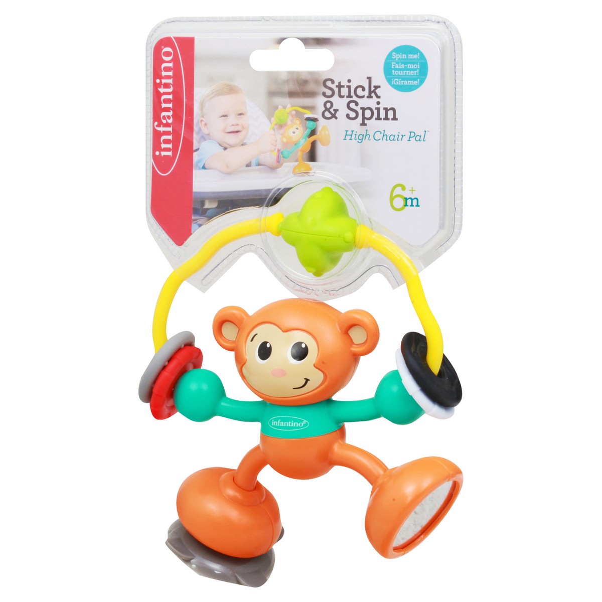 slide 4 of 11, Infantino Stick & Spin High Chair Pal 1 ea, 1 ct