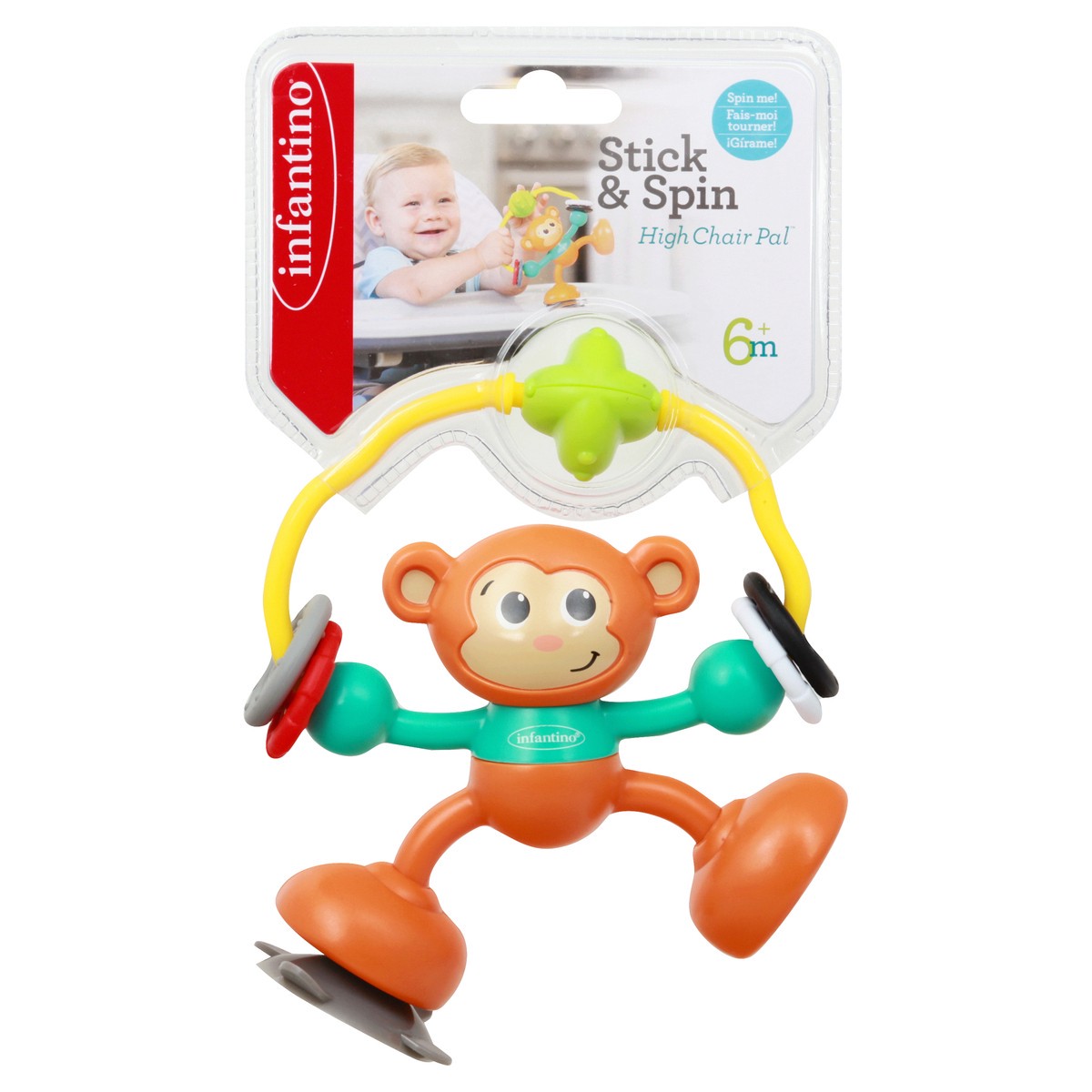 slide 11 of 11, Infantino Stick & Spin High Chair Pal 1 ea, 1 ct