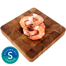 L&B Bulk Colossal Tail-On Cooked Shrimp 16-20 Ct