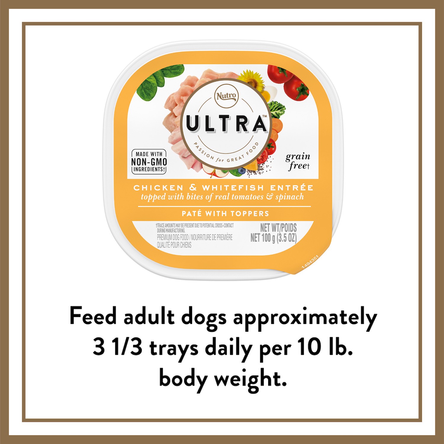 slide 2 of 4, Ultra Antioxidant Boost Dog Food, 3.5 Oz