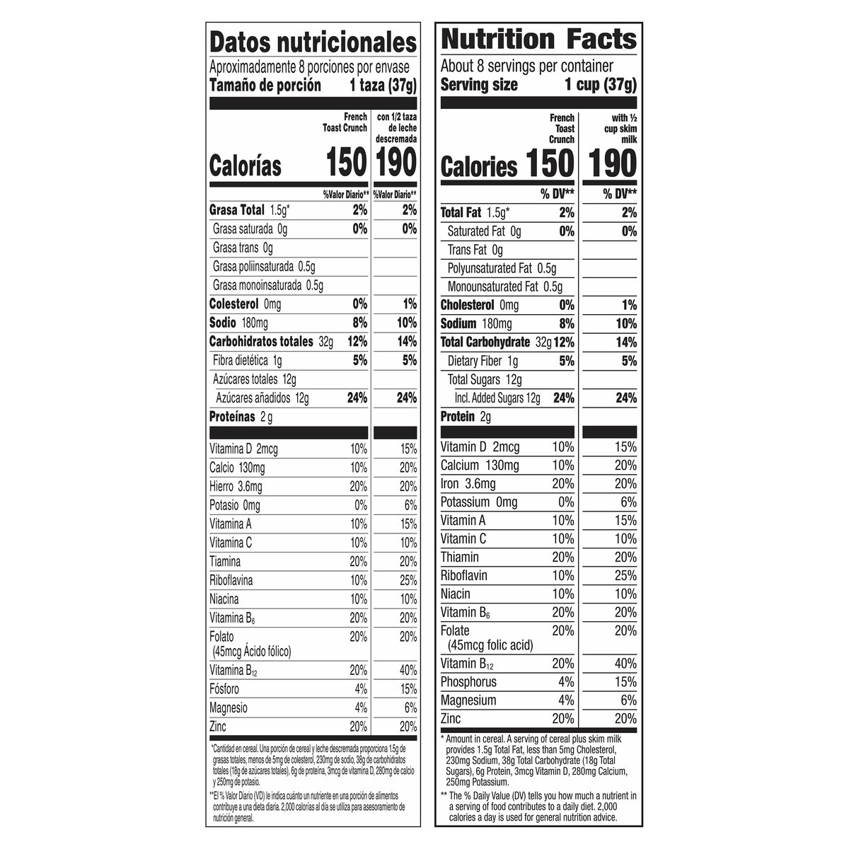 slide 2 of 13, French Toast Crunch, Breakfast Cereal, 11.1 oz Box, 11.1 oz