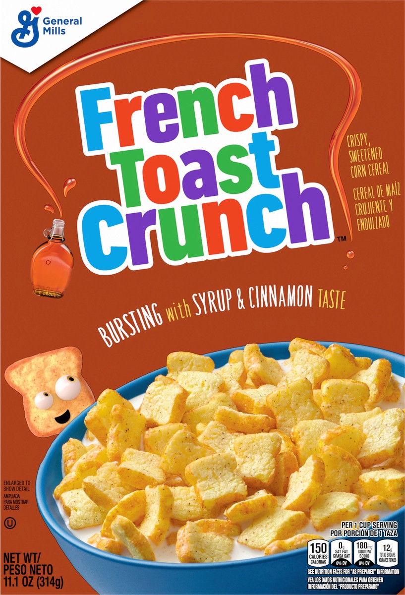 slide 11 of 13, French Toast Crunch, Breakfast Cereal, 11.1 oz Box, 11.1 oz