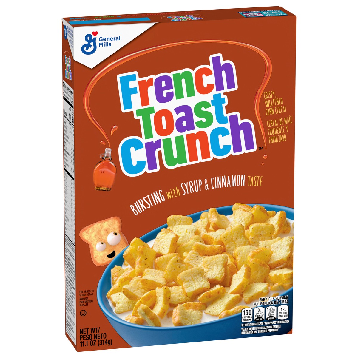 slide 3 of 13, French Toast Crunch, Breakfast Cereal, 11.1 oz Box, 11.1 oz