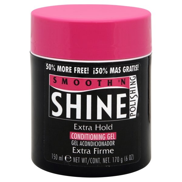 slide 1 of 1, Smooth 'N Shine Conditioning Gel, Extra Hold, 1 oz