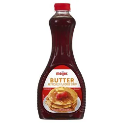 Meijer Butter Flavored Syrup