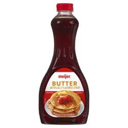 Meijer Butter Flavored Syrup