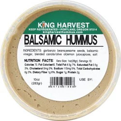 King Harvest Hummus 10 oz