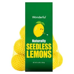 Wonderful Seedless Lemons