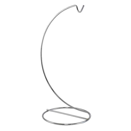 slide 1 of 2, 9" Silver Ornament Stand By Studio Decor, 4 in x 9 in