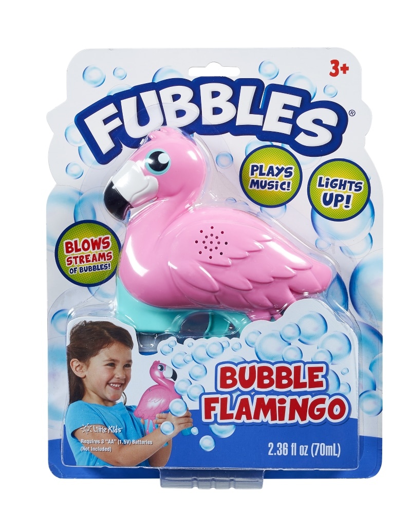 slide 1 of 1, Fubbles Bubble Flamingo, 1 ct