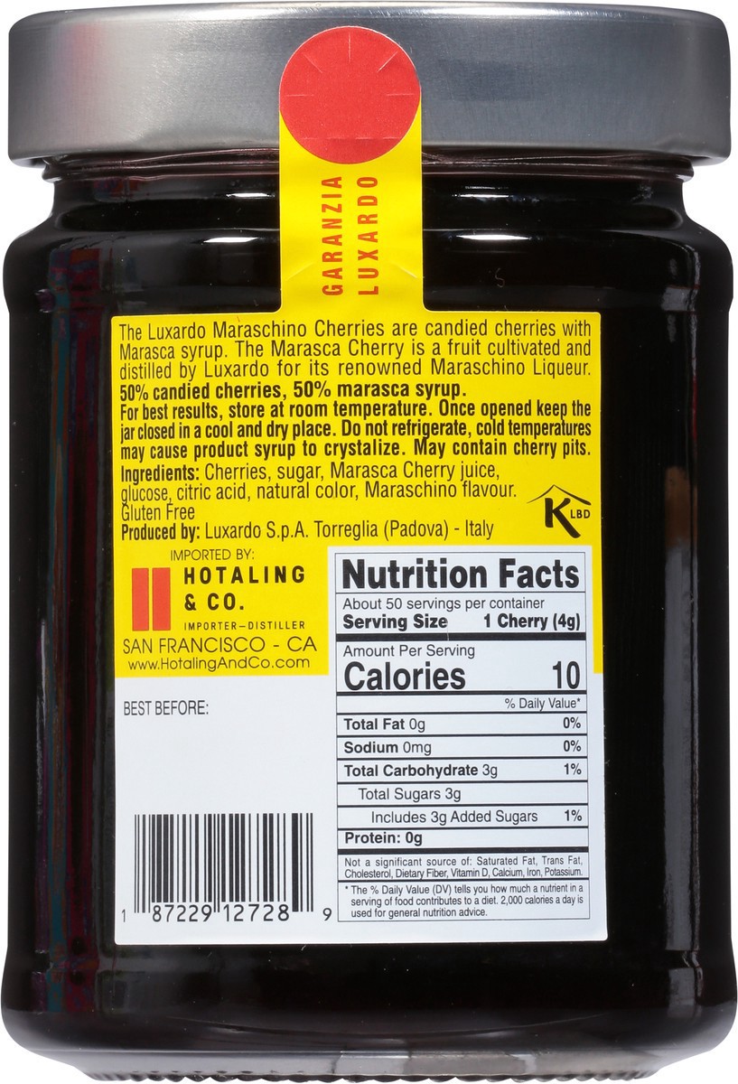 slide 3 of 9, Luxardo Original Maraschino Cherries, 14.1 oz