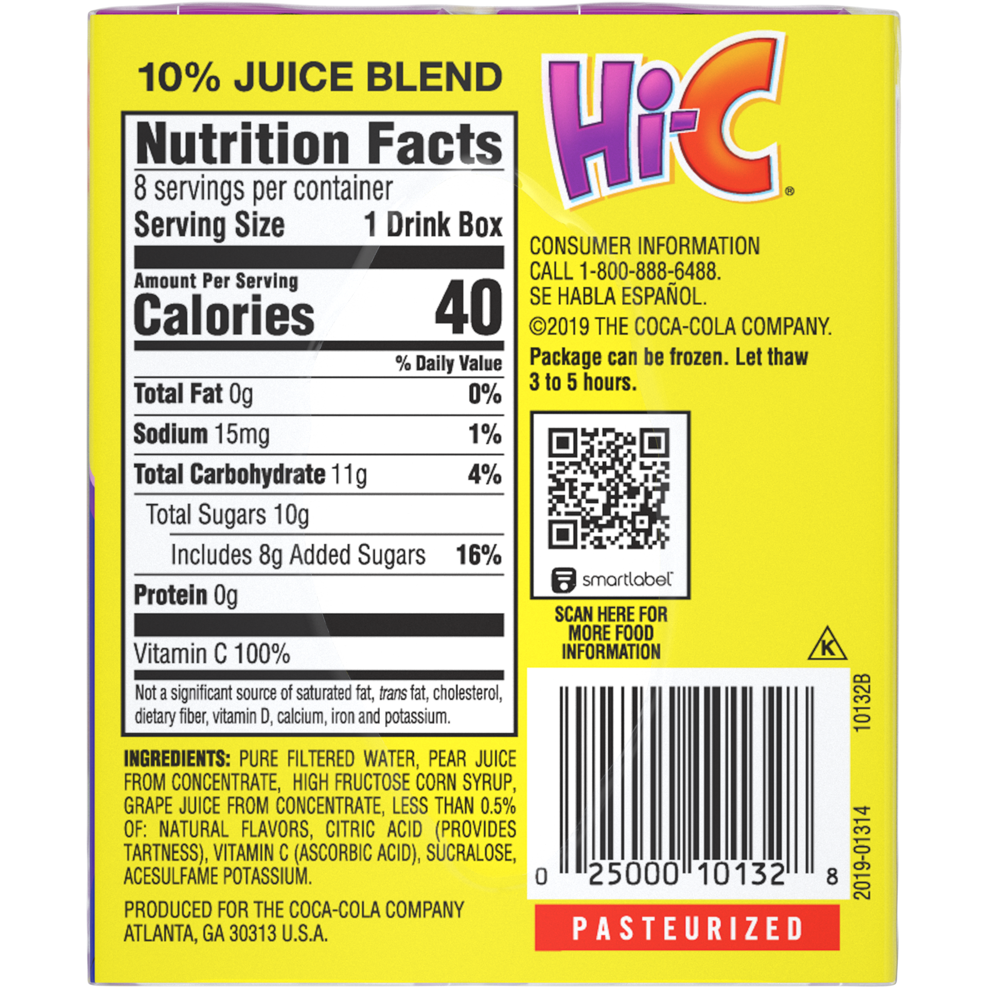 slide 5 of 5, Hi-C Grabbin Grape Cartons- 8 ct, 8 ct; 6 fl oz