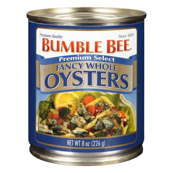 slide 1 of 8, Bumble Bee Whole Oysters in Water 8 oz, 8 oz