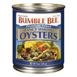 Bumble Bee Whole Oysters in Water 8 oz
